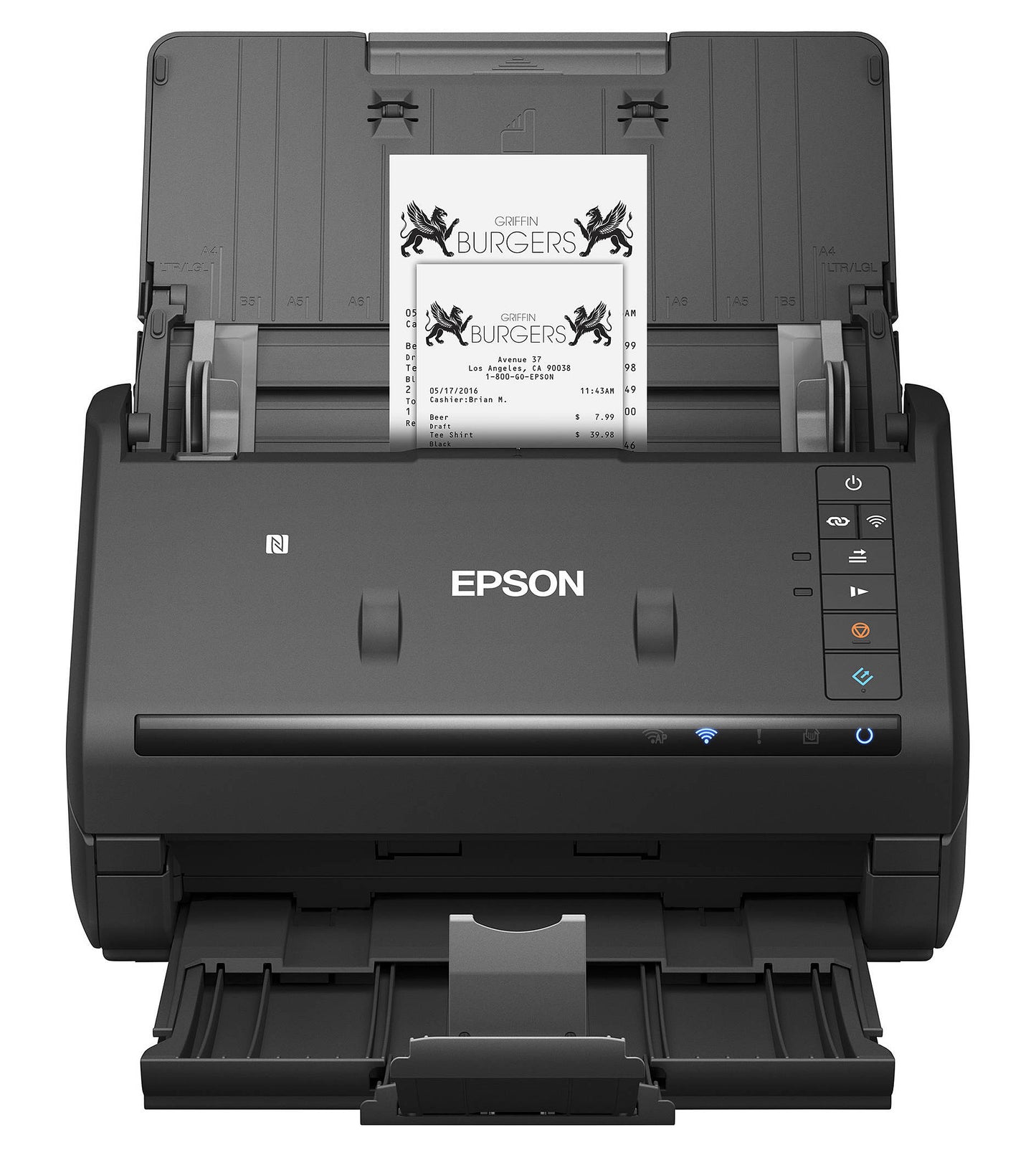 Epson WorkForce ES-500WR Wireless Receipt Accounting Document Scanner 35pp