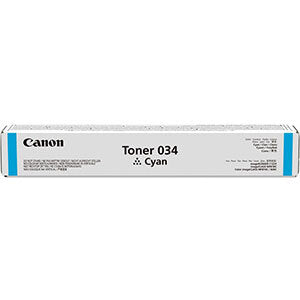 Genuine Canon CART034C Cyan Toner Cartridge 7.3K Print Yield