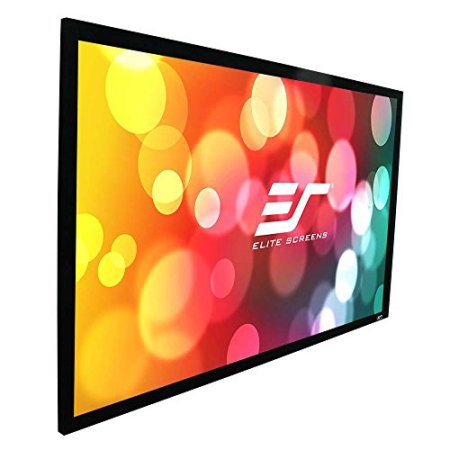 92" FIXED FRAME 16:9 PROJECTOR SCREEN CINEWHITE SABLE FRAME B2