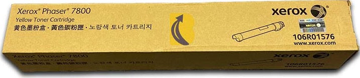 Genuine Fuji Xerox Phaser 7800DN 106R01576 Yellow Toner Cartridge 17,200 Print