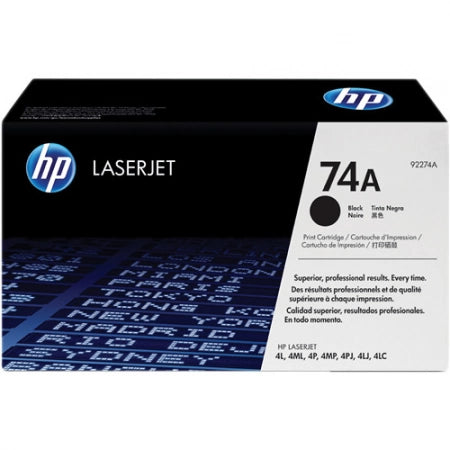 Genuine HP LaserJet 74A Toner Cartridge 3,350 Pages