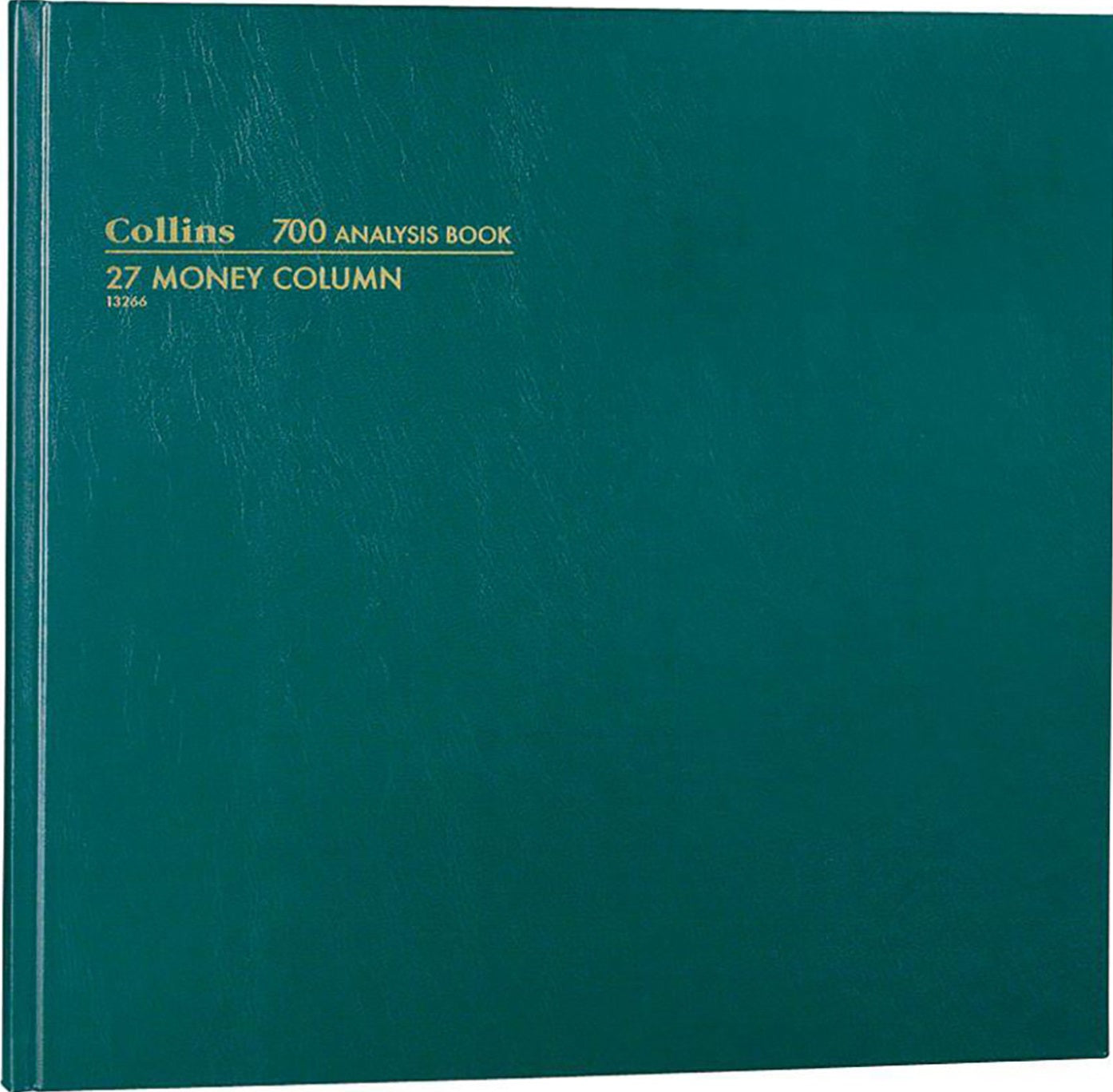 Collins 13266 Analysis Book Series '700' 27 Money Column Green Cover