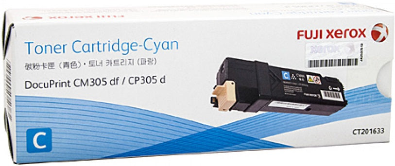 Genuine Fuji Xerox CT201633 Cyan Toner Cartridge DocuPrint CM305D 3,000 Print