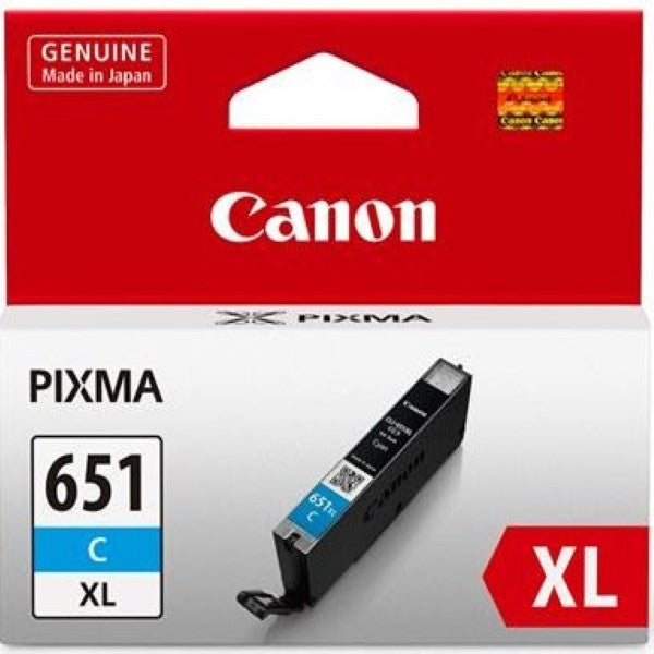 Genuine Canon CLI651XLC Cyan Ink Cartridge 695 Print