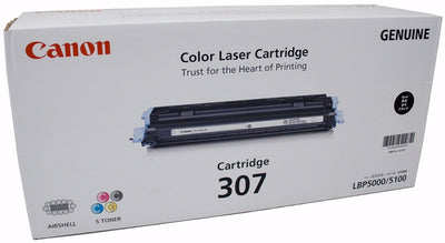 Genuine Canon CART307BK Black Toner Cartridge 2,500 Print