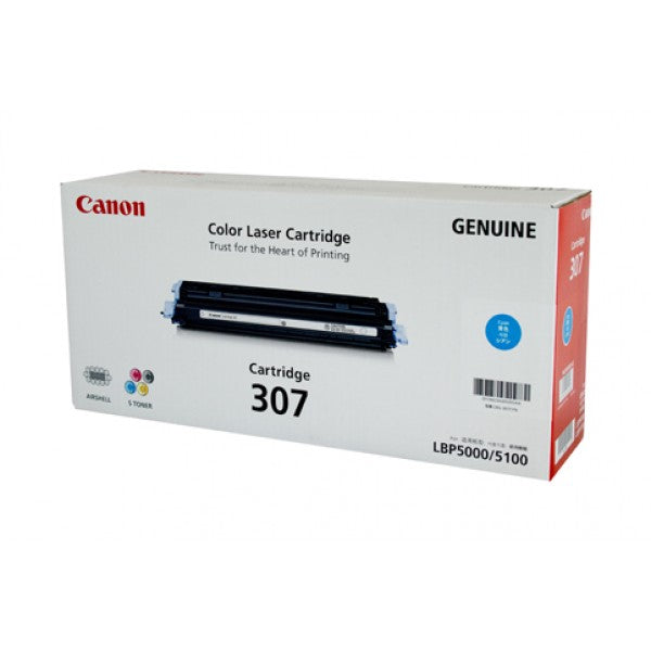 Genuine Canon CART307C Cyan Toner Cartridge 2,000 Print
