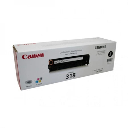 Genuine Canon CART318BK Black Toner Cartridge 3,100 Prints