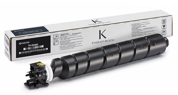 Genuine Kyocera TK-8339K Black Toner Cartridge 25K Print Yield