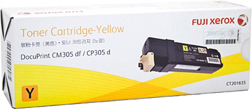 Genuine Fuji Xerox CT201635 Yellow Toner Cartridge DocuPrint CM305D 3,000 Print