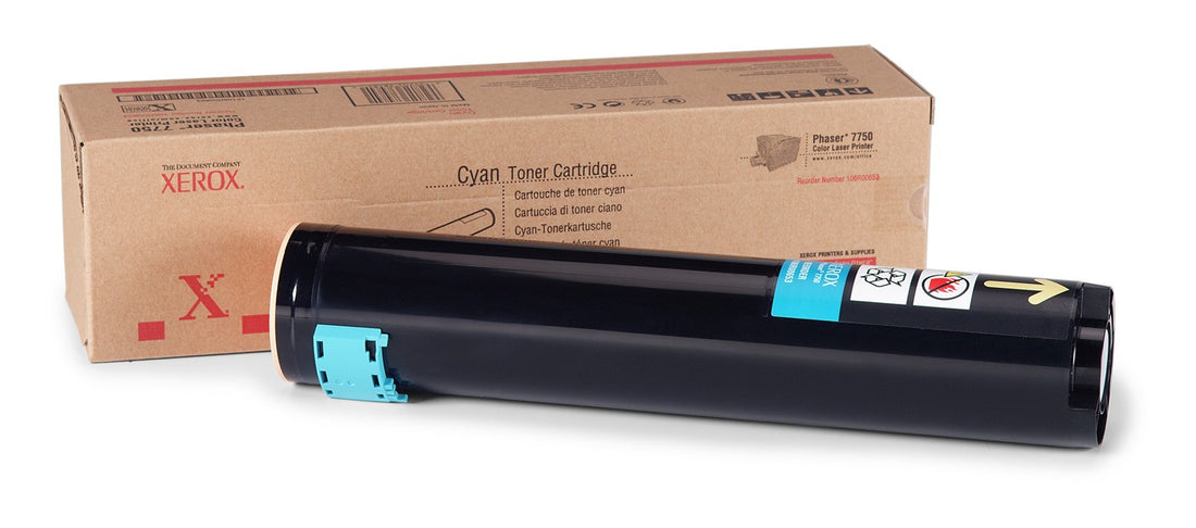 Genuine Fuji Xerox 7750 106R00653 Cyan Toner Cartridge 22,000 Print