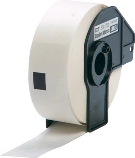 Brother DK-22210 Black on White Thermal Continuous Paper Compatible Label Roll
