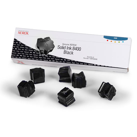 Genuine Fuji Xerox Phaser 8400 108R00897 Black Ink Cartridge 6,800 Print