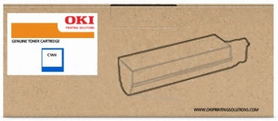 Genuine OKI C834 46861311 Cyan Toner Cartridge 10,000 Pages