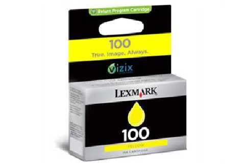 Lexmark #100 14N0902AAN Yellow Toner Cartridge 200 Yield (Genuine)