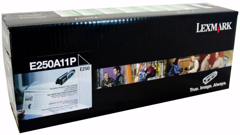 Lexmark E250 E250A11P Genuine Toner Cartridge 3,500 Yield