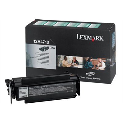 Lexmark 12A4710 Black Genuine Toner Cartridge 6,000 page