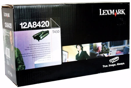 Lexmark 12A8420 Genuine Toner Cartridge 6K Print Yield