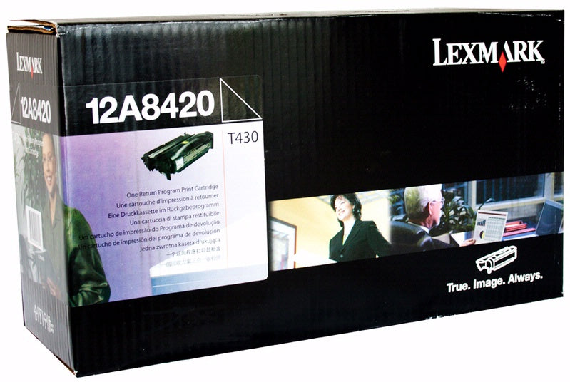 Lexmark 12A8420 Genuine Toner Cartridge 6K Print Yield