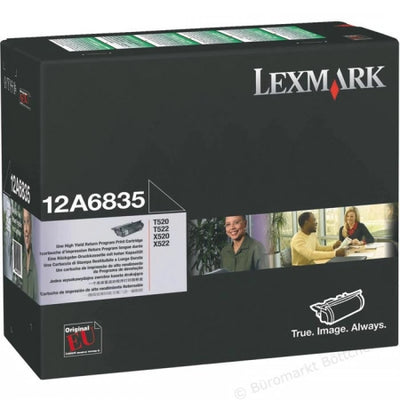 Lexmark 12A6835 Genuine Toner Cartridge 20,000 Yield