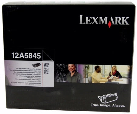 Lexmark 12A5845 Genuine Toner Cartridge 25,000 Yield