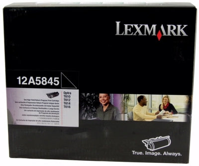 Lexmark 12A5845 Genuine Toner Cartridge 25,000 Yield