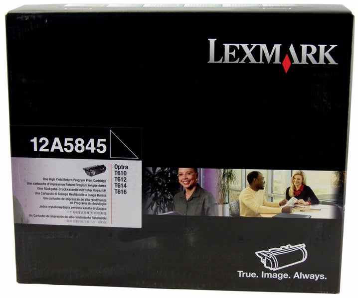 Lexmark 12A5845 Genuine Toner Cartridge 25,000 Yield
