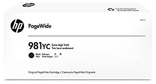 Genuine HP 981YC L0R20YC Black Extra High Yield Contract Ink Cartridge 21,000 Print