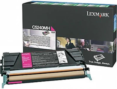 Genuine Lexmark C5240MH Magenta Toner Cartridge 5,000 Yield