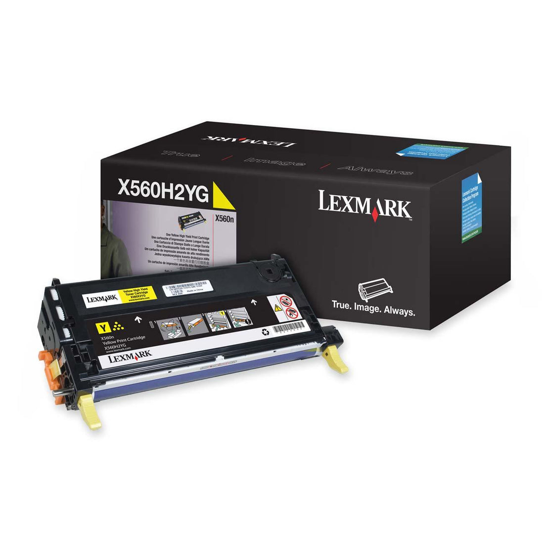 Lexmark X560H2YG Yellow Genuine Toner Cartridge 10,000 page
