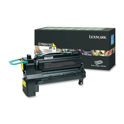 Lexmark C792 X792 C792A1YG Yellow Genuine Toner Cartridge 6,000 Yield