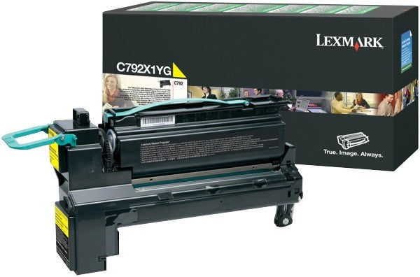Genuine Lexmark C792 C792X1YG Yellow Toner Cartridge 20000 Page