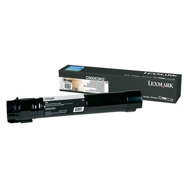 Genuine Lexmark C950 C950X2KG Black Extra High Yield Toner Cartridge 32K Print Yield