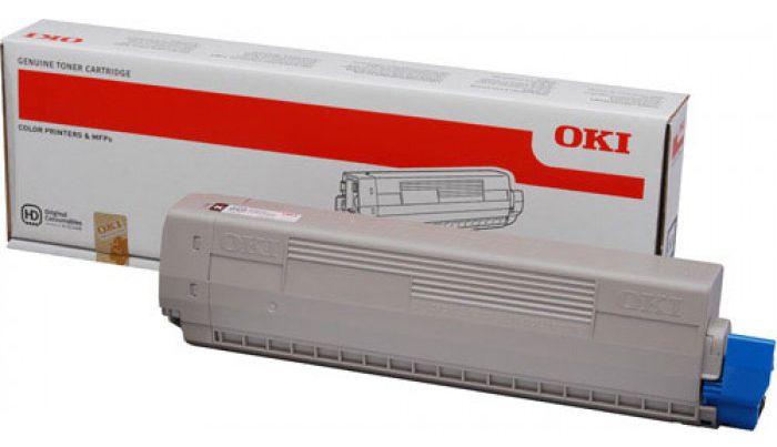 Genuine OKI C831 44844527 Cyan Toner Cartridge 10,000 Print