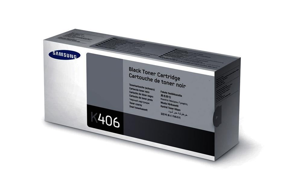 Genuine Samsung CLP360 CLP365 CLX3300 CLX3305FN SLC410W SLC460FW CLTK406S Black Toner Cartridge 1,500 Print