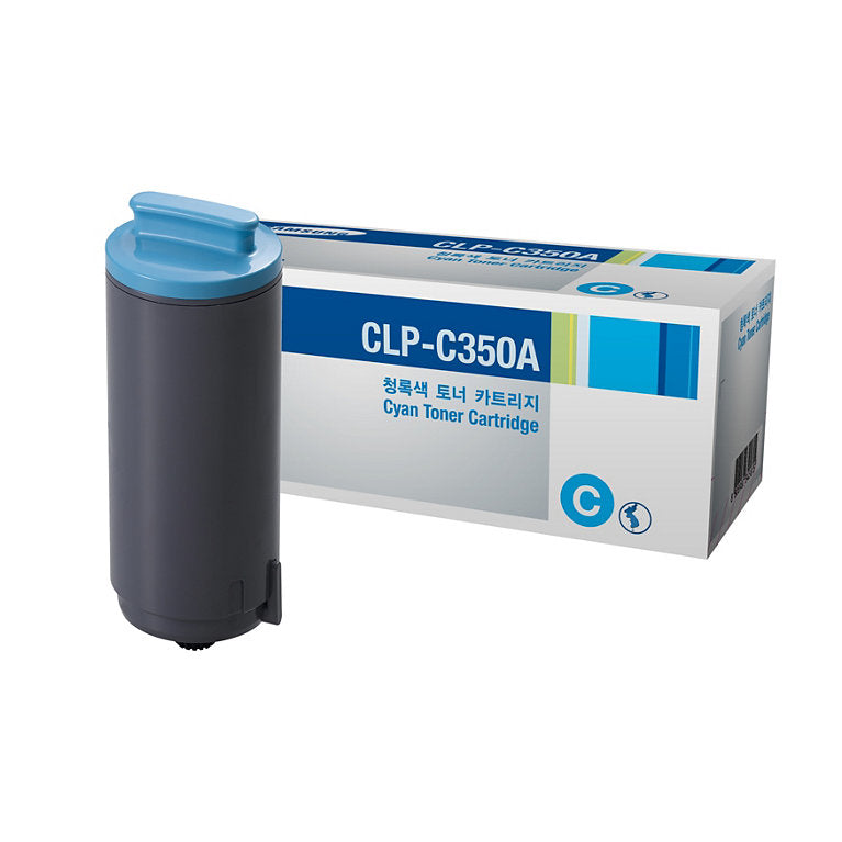 Samsung CLP350N CLPC350A Cyan Genuine Toner Cartridge 2,000 Print