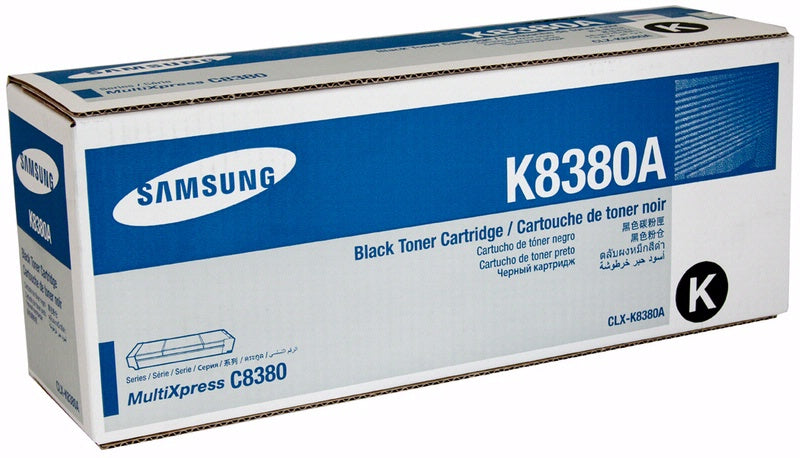 Samsung CLXK8380A Black Genuine Toner Cartridge 20,000 Print