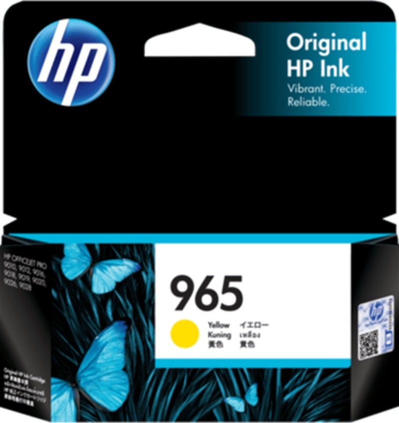 Genuine HP 965 Yellow Ink Cartridge 3JA79AA 700 Page