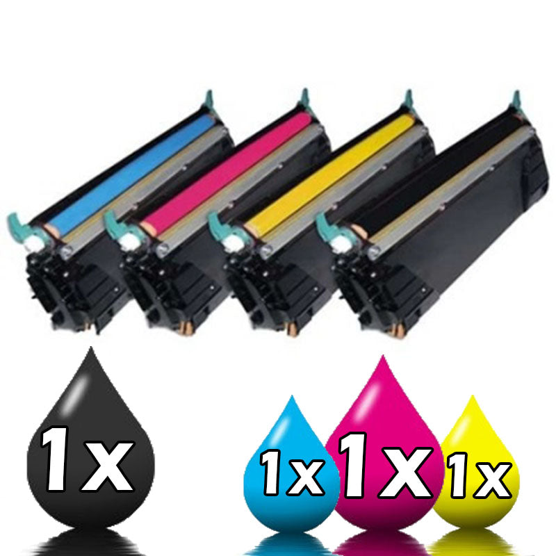 Genuine 4 Pack Lexmark C5240CH C5240KH C5240MH C5240YH Toner Cartridges 8,000 Yield