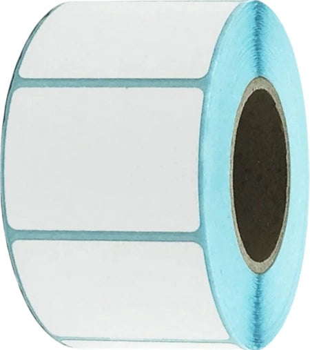 40mm x 30mm Thermal Transfer Labels Gloss Permanent Adhesive - 2500/Roll - 25mm core - Suitable Zebra
