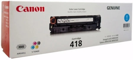 Genuine Canon CART418C Cyan oner Cartridge 2,900 Prints