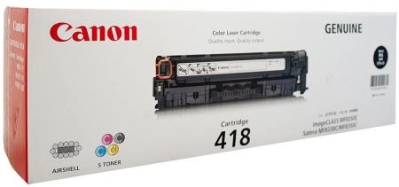 Genuine Canon CART418 Black Toner Cartridge 3,400 Prints