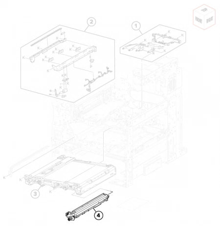 Genuine Lexmark Image Transfer Module Cleaner 240K Prints 41X3337