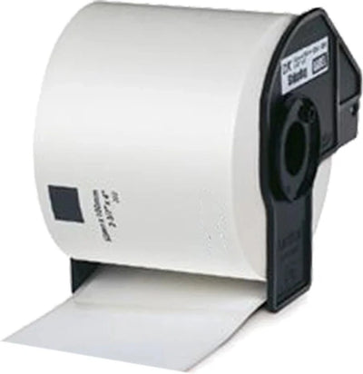 Brother DK44205 Black on White Thermal Continuous Paper Compatible Label Roll with Removable Adhesive
