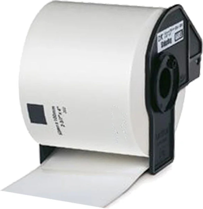 Brother DK44205 Black on White Thermal Continuous Paper Compatible Label Roll with Removable Adhesive