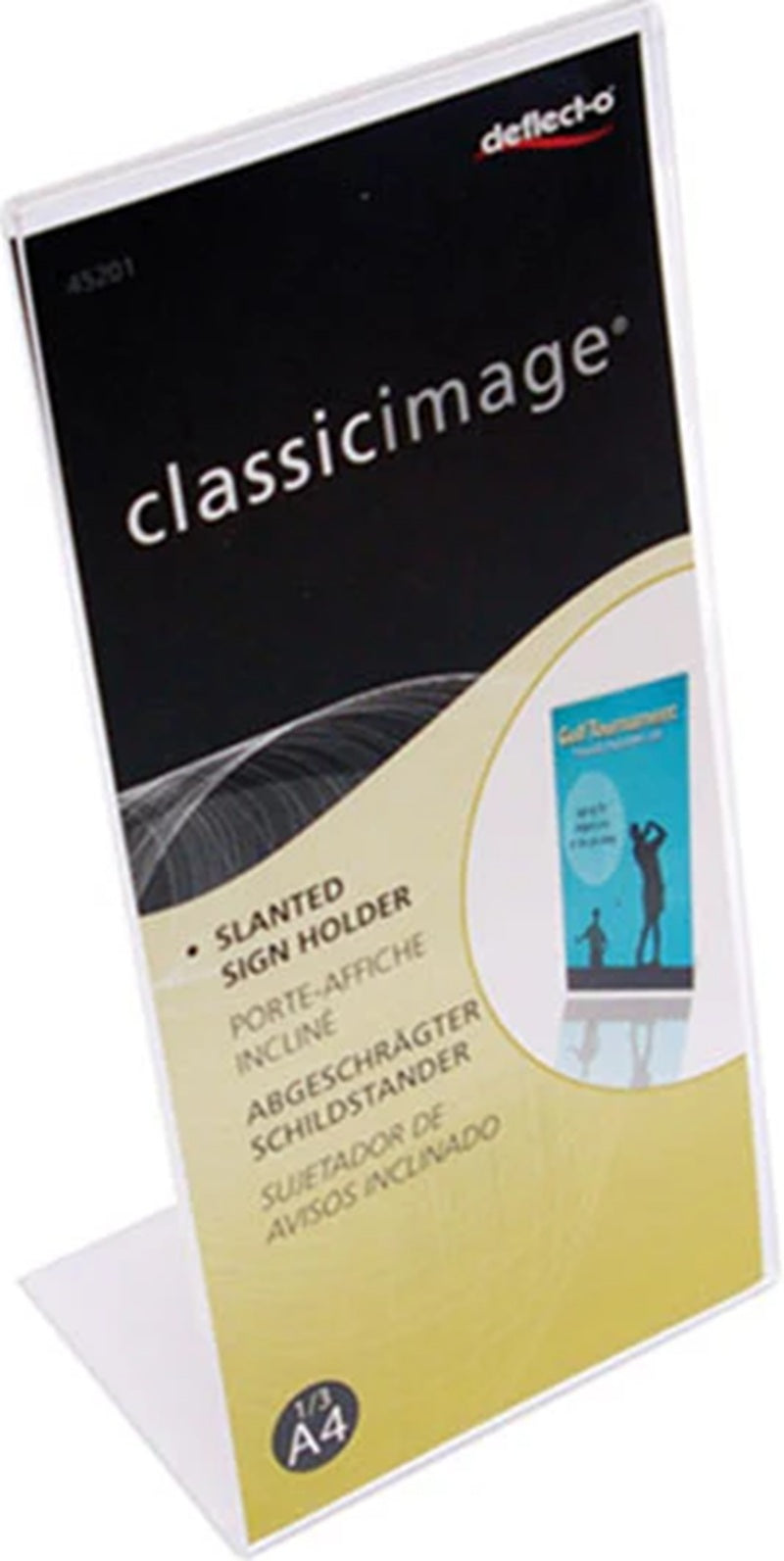 Deflect-O Document Holder Slanted Single Sided DL Portrait 45201