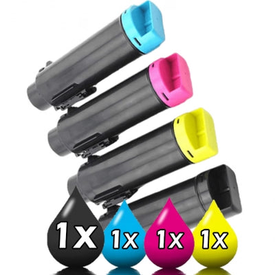 4 Pack Fuji Xerox CM315Z Compatible High Capacity Toners CMYK CT202610-CT202613 1BK-1C-1M-1Y