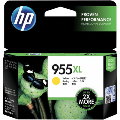 Genuine HP 955XL Yellow Ink Cartridge (L0S69AA) 2X MORE