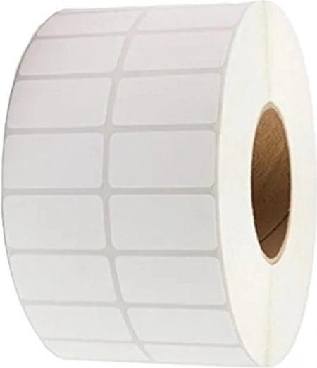 50mm x 25mm/2 Thermal Transfer Labels Permanent Adhesive - 5000/roll - 76mm core - Suitable Zebra