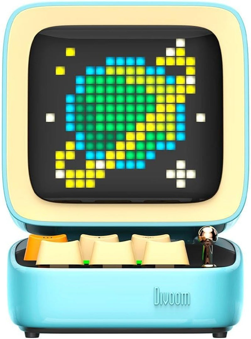 Divoom Ditoo-Pro Retro Pixel Art Bluetooth Speaker-Blue
