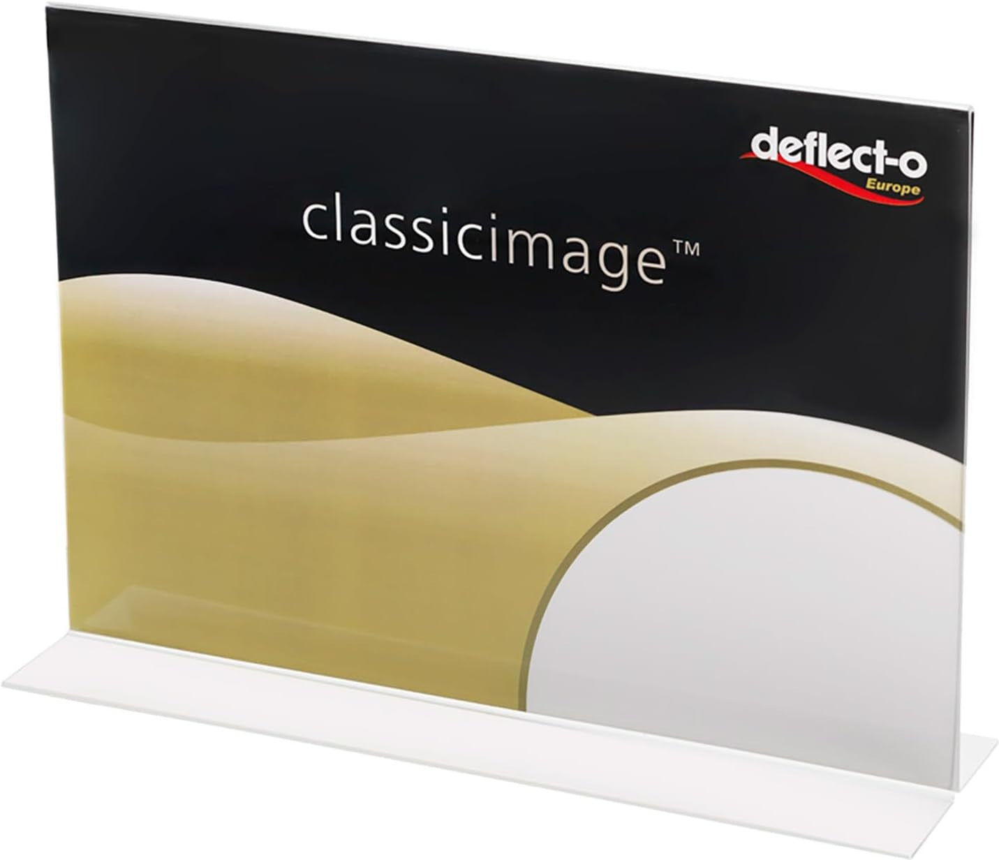 Deflecto A5 Landscape Stand Up Sign Holder